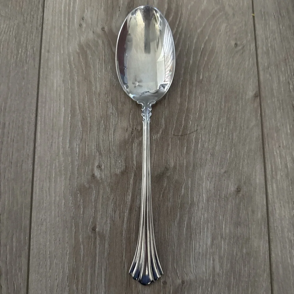 Reed & Barton‎ 1800 Stainless Steel Serving Spoon
